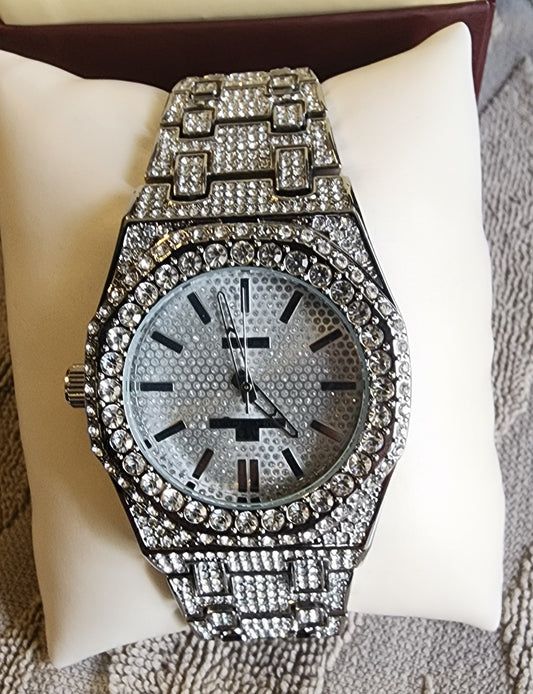 Men's Watch Iced Out, Bling